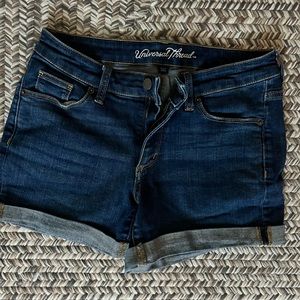 Universal thread high rise jean shorts